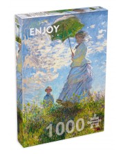 Παζλ Enjoy από 1000 κομμάτια - Η κυρία με την ομπρέλα